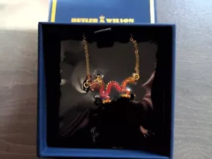 Butler & Wilson Lucky Chinese Dragon Necklace NIB - Picture 1 of 7