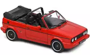 VW VOLKSWAGEN Golf MKI cabriolet Sportline 1992 Rouge - 1/43 de SOLIDO S4315801 - Picture 1 of 9