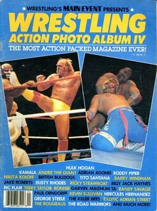 HULK HOGAN Wrestling's Main Event Action Photo Album IV Magazine 1987 RIC FLAIR - Picture 1 of 1