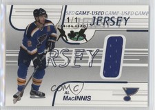 2002 ITG Parkhurst Game-Used Jerseys Spring Expo 1/1 Al MacInnis #GJ-11 HOF 2a8