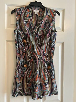 Mameluco Jude Connally Azul Marino y Multi Paisley Talla S Foto 1 de 4