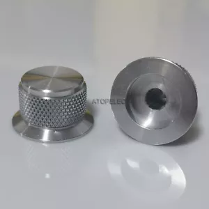 24*14mm Solid Full Aluminum Knob HiFi Audio AMP DAC CD Potentiometer 6mm Knurled - Picture 1 of 2