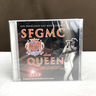 NEW & SEALED! Vtg 2002 SFGMC Gay Men's Chorus Does Queen Live! Freddie Mercury - Image 1 of 4