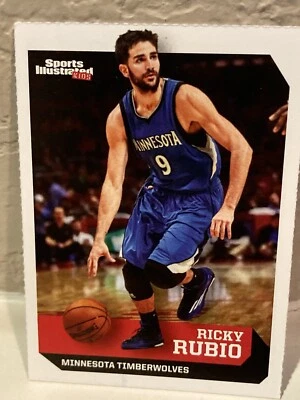 2016 Sports Illustrated Si for Kids basketball Ricky Rubio #584 - Image 1 of 2