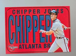 Chipper Jones 1998 Skybox Dugout Access Name Plates - Picture 1 of 5