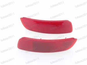 Pair Rear Bumper Reflector Light Lamp Red Lens For Renault Koleos 2009-2012 - Picture 1 of 2