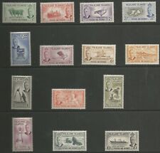 FALKLAND IS SG172-84 THE 1952 GVI SET OF 14 FRESH  LIGHTLY MOUNTED MINT CAT £180
