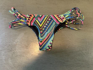 itsy cut NUEVO colorido tiras L ESPACIO traje de baño bikini parte inferior talla grande - Imagen 1 de 2