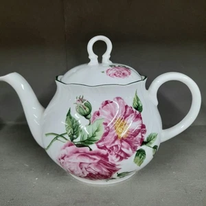 Rosina National Trust "MottisFont Roses" Bone China Teekanne 14 cm sehr guter Zustand - Bild 1 von 8