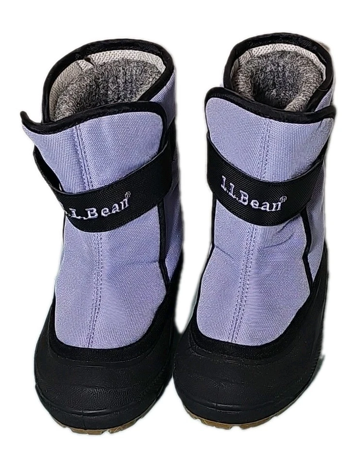 LL Bean Northwoods Botas Niño Pequeño 9 Púrpura Botas de Nieve Trineo Esquí  Foto 1 de 4