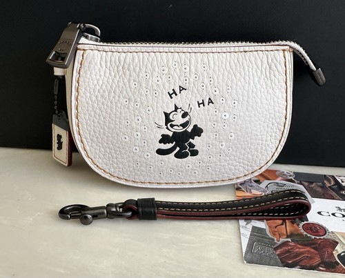 COACH 1941 EDIZIONE LIMITATA FELIX IL GATTO CHE RIDE POCHETTE 58842 US INtime OTTIMEioni