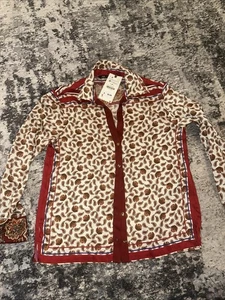 Zara Hemd Paisley Print Button Down Neu mit Etikett Größe M - Bild 1 von 18