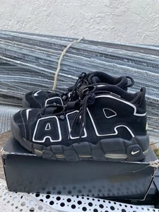 Size 11 - Nike Air More Uptempo 2020 Black White - Picture 1 of 8