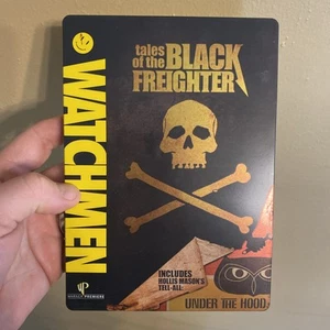 WATCHMEN TALES OF THE BLACK FREIGHTER - STEELBOOK DVD + The Complete Motion Comi - Picture 1 of 3