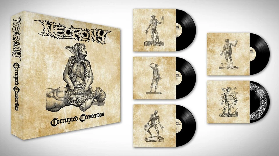 NECRONY - corrupted crescendos Box5LP black - Bild 1 von 1