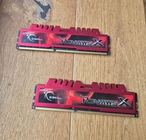 G.Skill Ripjaws X DDR3 SDRAM 8 GB (2x4 GB) - Rot (F3-12800CL9D-8GBXL) - Bild 1 von 2