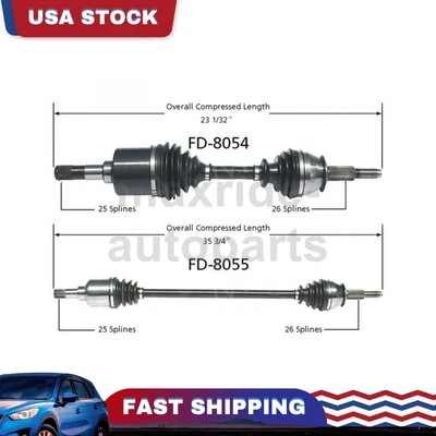 Junta de eje CV del lado del conductor del pasajero delantero para Ford Tempo 1992 1993 1994 Foto 1 de 3