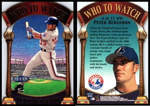 2000 Fleer Tradition Peter Bergeron Who to Watch #6 of 15 WW Montreal Expos OF - Picture 1 of 1