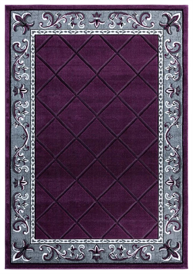 Bristol Altamont 10982 2'7"x4'2" Ivory Purple Plum Mat Ru - Image 1 of 1