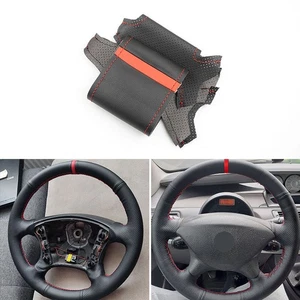 NEW Red-strip Steering Wheel Cover For Citroen C5 2001 2002 2003 2004 2005 2006 - Picture 1 of 10