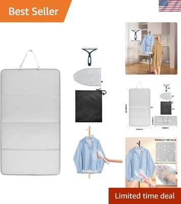 Garment Steamer Board Foldable Travel Ironing Pad Lint Remover Gloves - Image 1 of 4