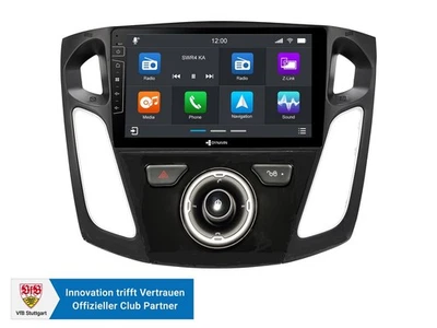 für Ford Focus 3 DYB 9" DAB+ Auto Radio Navigation USB BT kabellos Apple Carplay - Bild 1 von 4