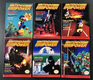 First Six 6 Vintage Issue Nintendo Power Magazine Lot Premier Mario 1988 1 2 3 4 - Picture 1 of 21