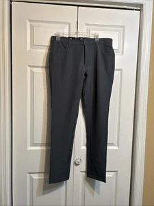 Pantaloni chino uomo ufficio Zyia Active grigio tempesta nuovi con etichette taglia L large #4518L - Foto 1 di 10