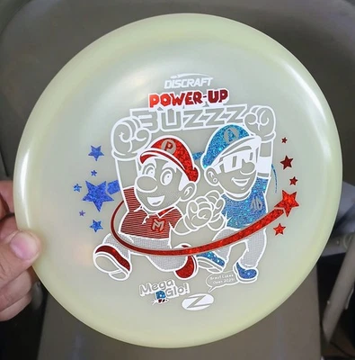 Discraft Power Up BuZzz 💎 MEGA GLO McBeth AB Collab 🎮 New 177 DGLO 2025 Barela - Image 1 of 4