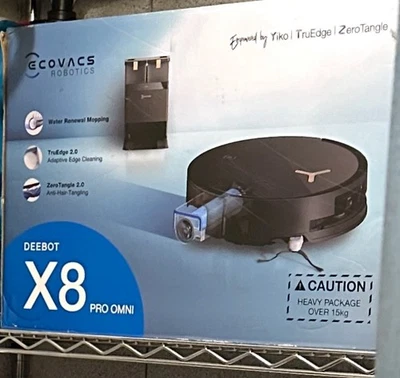 ECOVACS DEEBOT X8 PRO OMNI Robot Aspirapolvere Lavapavimenti 18000Pa Tecnologia - Immagine 1 di 3