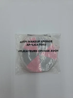 Aplicadores de esponja de maquillaje Avon triángulos negro y rosa nuevos Foto 1 de 4