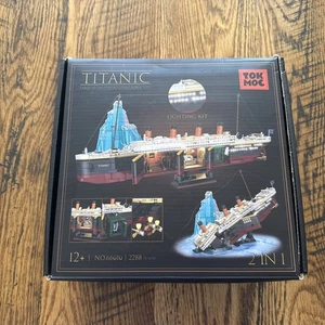 Toc Moc Titanic Bauset 2288 Teile Alter 12+ Nr.66010 Neu Open Box - Bild 1 von 5
