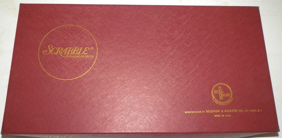 Vintage 1953 Scrabble Board Game 100% Complete 100 Tiles Selchow & Righter USA - Image 1 of 4