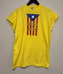 Catalonia Catalan Cataluna Independence Barcelona Espana T-Shirt Size Large - Bild 1 von 6