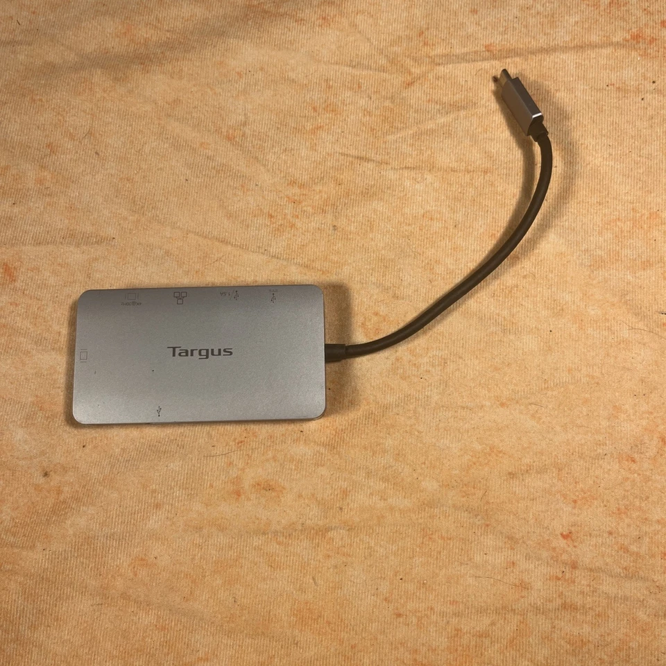 Док-станция Targus USB-C Dual HDMI 4K - серебристая (DOCK419) - Изображение 1 из 4