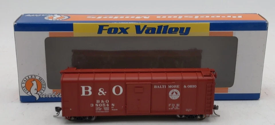 Fox Valley Models 30326 HO Baltimore & Ohio Boxcar #380548 LN/Box - Image 1 of 4