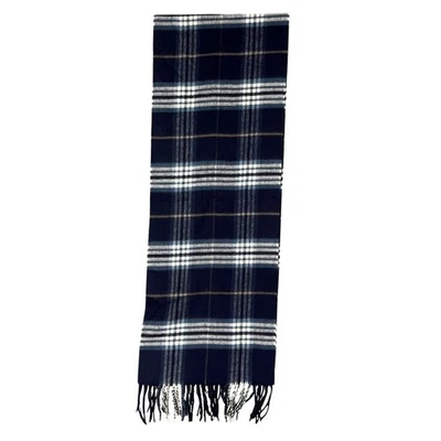 Alemania Bufanda Flecos 11.5"x68" Alemán Vintage Años 90 Franja Escocesa Unisex Foto 1 de 4