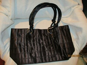 Signature Club A QUILTED Tote Bag , Shopper BLACK NEW IN PACKAGE  - Picture 1 of 6