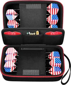 Dart Case Holder Bag 12 Pcs Steel And Soft Tip Darts All Organizer Case Only New - Picture 1 of 6