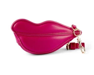 DVF Diane Von Furstenberg X Target PINK Lips Coin Pouch NEW IN HAND - Picture 1 of 2