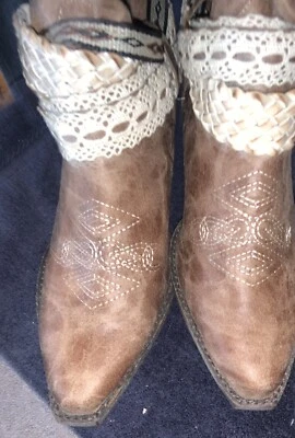 Botas para mujer Coconuts By Matisse talla 7 M Charmer Western Country marrón Foto 1 de 4