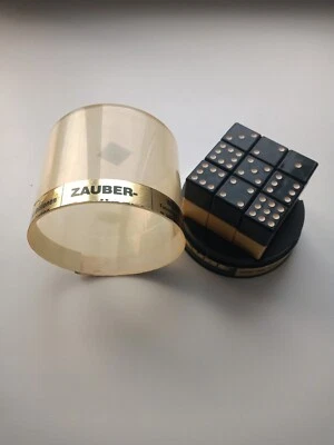 Vintage puzzle domino Rubik's cube Hungary Politois 80's. - Image 1 of 4