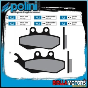 174.0017 PASTIGLIE FRENO POLINI ANTERIORE GAS GAS PAMPERA 125 125CC 2004- ORGANI - Foto 1 di 5