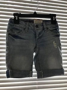 Arizona Girls 6 Reg Bermuda  Shorts Blue adjustable￼ Waist Ret$26 (TW-1596) - Picture 1 of 6