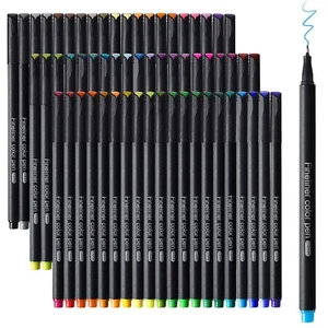 60 Colors Journal Planner Colored Pens,Fineliner Colored Pens,Fine Tip Drawin... - Picture 1 of 7