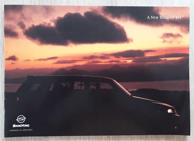 Ssangyong Musso 4x4 Brochure c.1995 - 2.9D SE GSE - Image 1 of 4