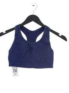 Ivy Park Women's T-Shirt M Blue Polyamide with Elastane Sleeveless Basic - Picture 1 of 7