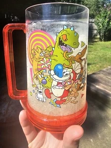 Nickelodeon Nicktoon Viacom 2017 congelador de cristal taza de cerveza vaso 16 oz leer - Imagen 1 de 9