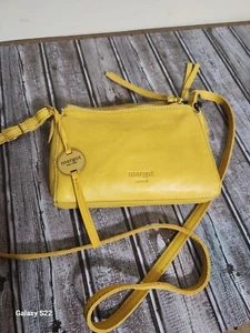 Margot New York The Jules Crossbody Genuine Leather Bag Purse Mustard NWT Style - Picture 1 of 9