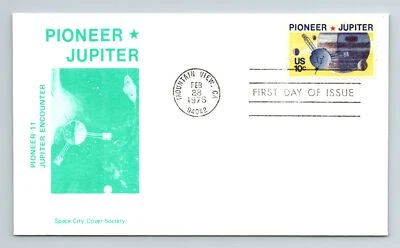 1975 FDC - Pioneer 11 Jupiter Encounter - F5751 - Image 1 of 2